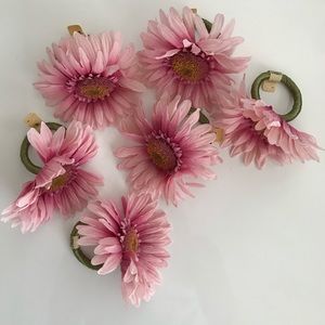 NWT Set of 6 napkin ring holders Crate and Barrel